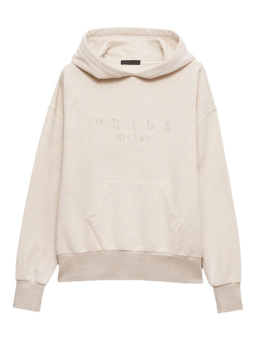 Cotton fleece hoodie UJL38C17IP S-OOOF0018 PRADA 