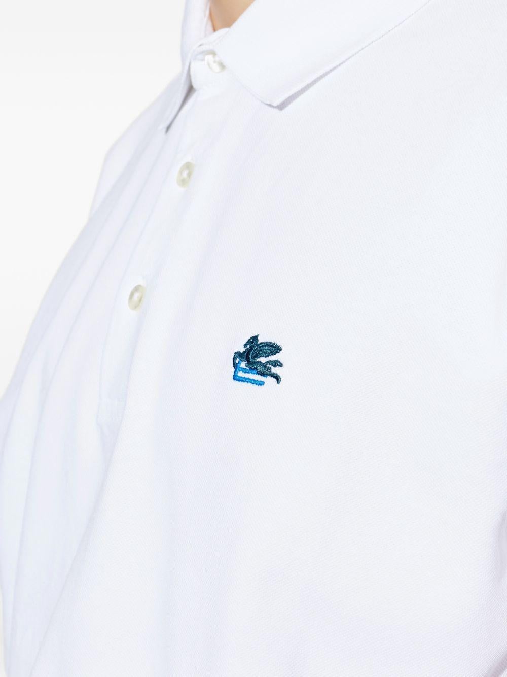 COTTON PIQUET POLO SHIRT WITH PEGASUS EMBROIDERY MRMD0005 AU135W0001 ETRO 
