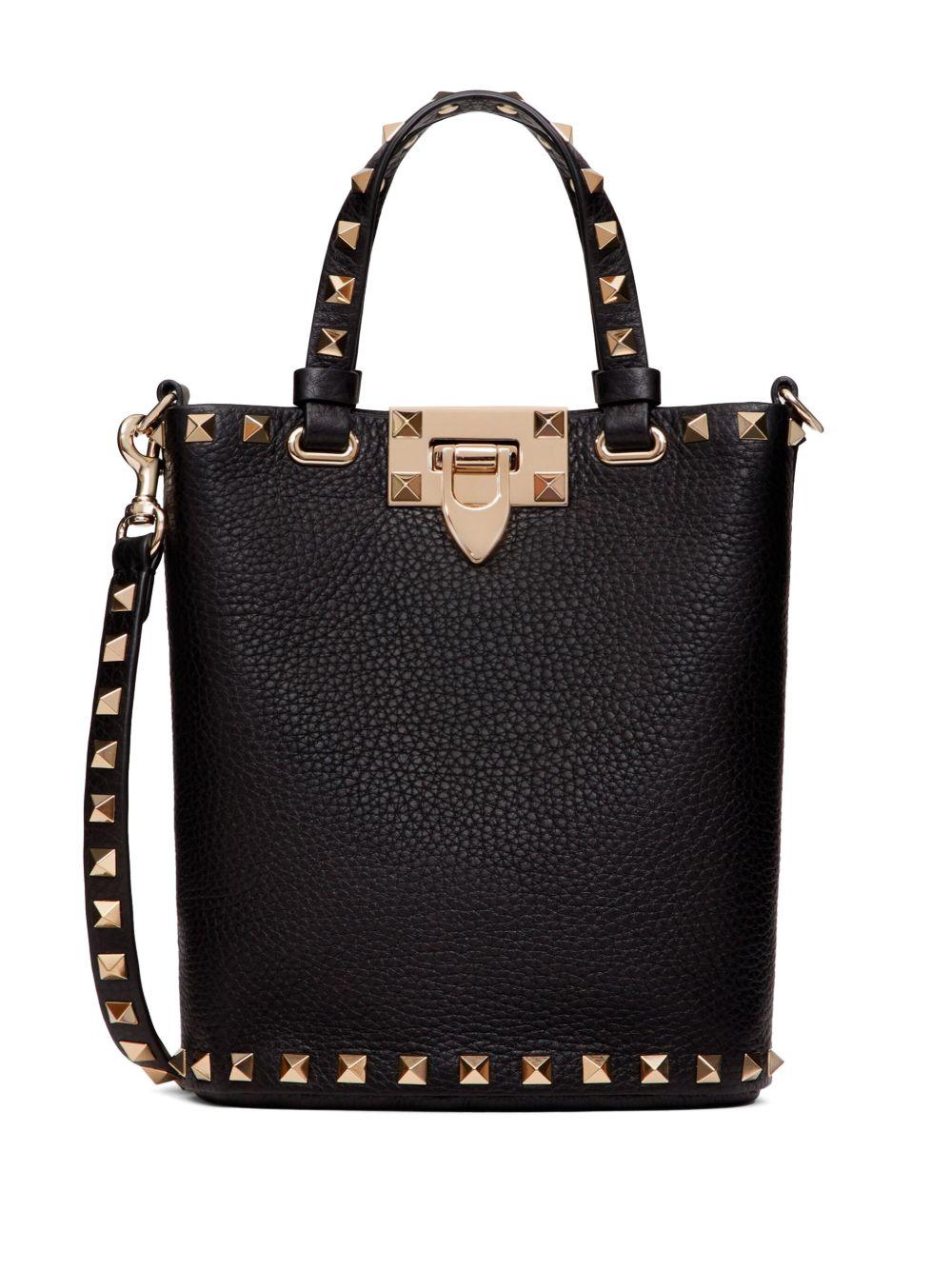 Rockstud leather crossbody bag<BR/><BR/><BR/> ZW2P0W31VSH 0NO VALENTINO GARAVANI 