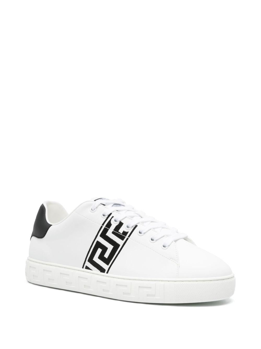 Greca embroidered sneakers 1014460 1A007762W020 VERSACE 