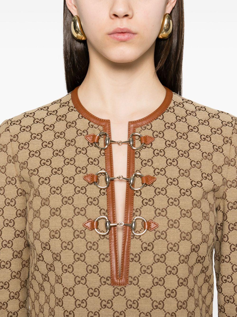 GG canvas dress with Horsebit 820404 Z8BZA2190 GUCCI 