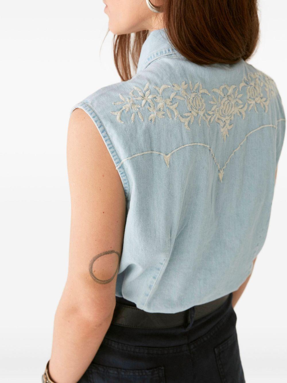 Dallas Blouse DALLAS MUSTANG BLUE MAISON HOTEL 