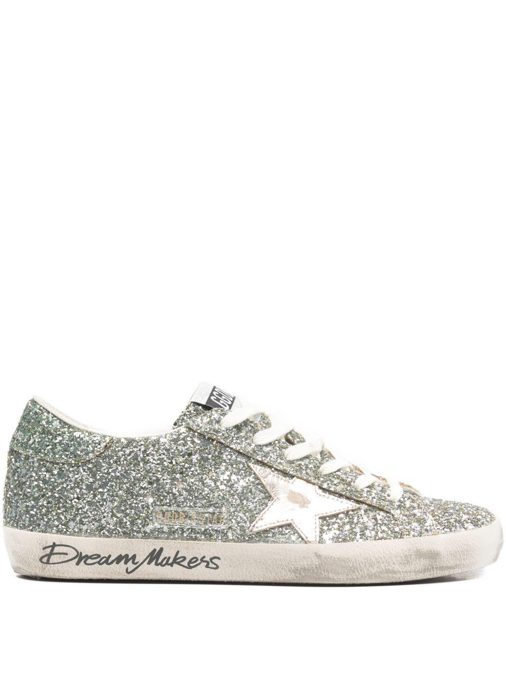 SUPER GLITTERED STAR GWF00101 F00805665224 GOLDEN GOOSE 