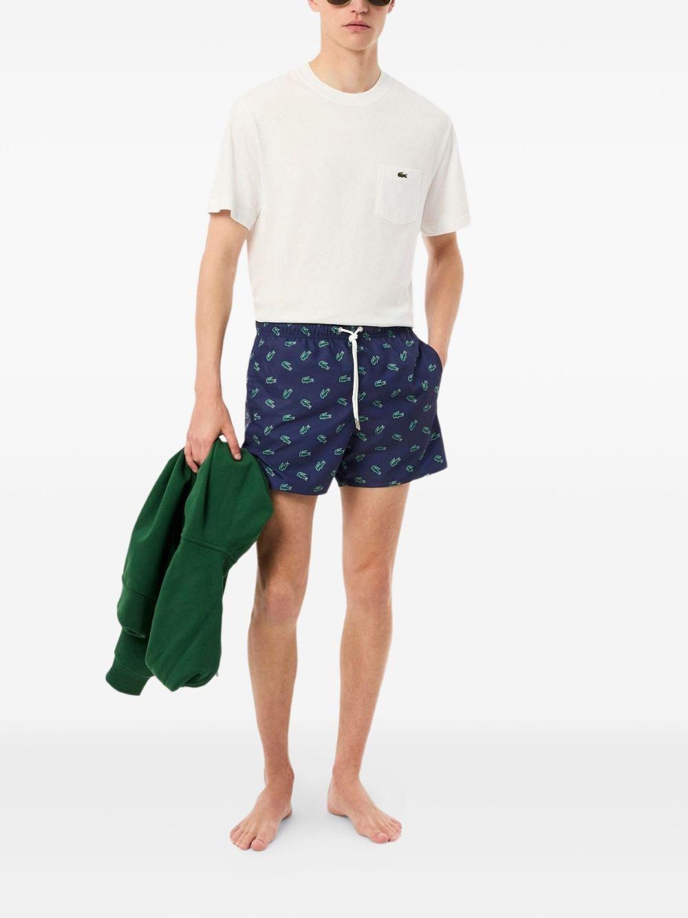 Swimsuit with crocodile print MH7188 IC3 LACOSTE 