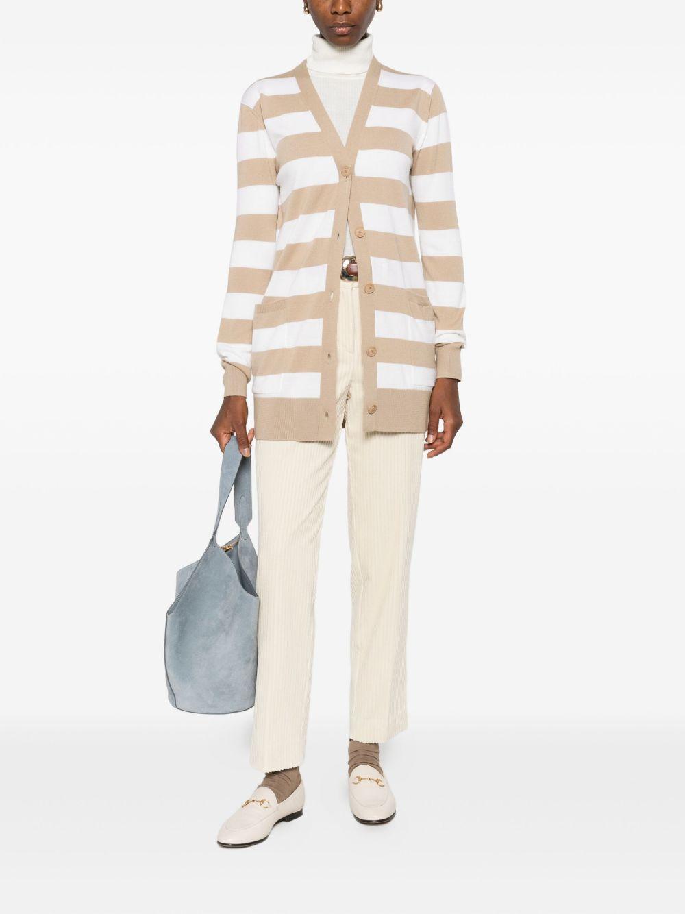 White beige Fiemme cardigan 2521346031 FIEMME008 MAX MARA 