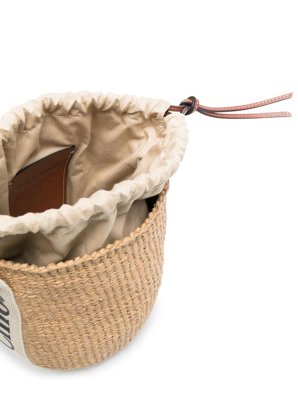 Woody small basket bag CHC22SS381G55 101 CHLOÉ 