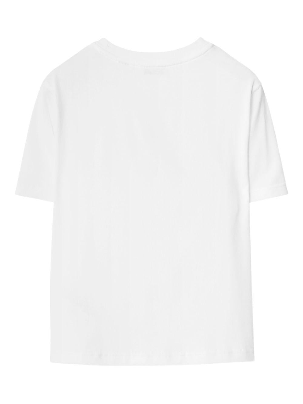 Knight Check Cotton T-shirt 8120352 A1464 BURBERRY KIDS 