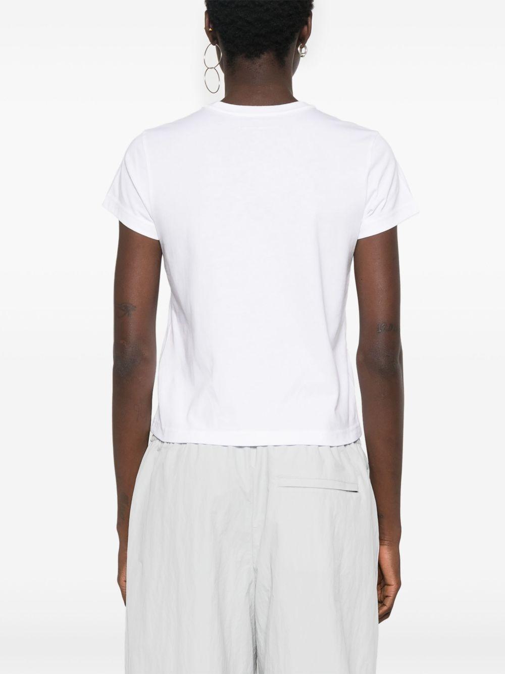 Logo-print T-shirt<BR/><BR/><BR/> 4CC3241521 100 ALEXANDER WANG 