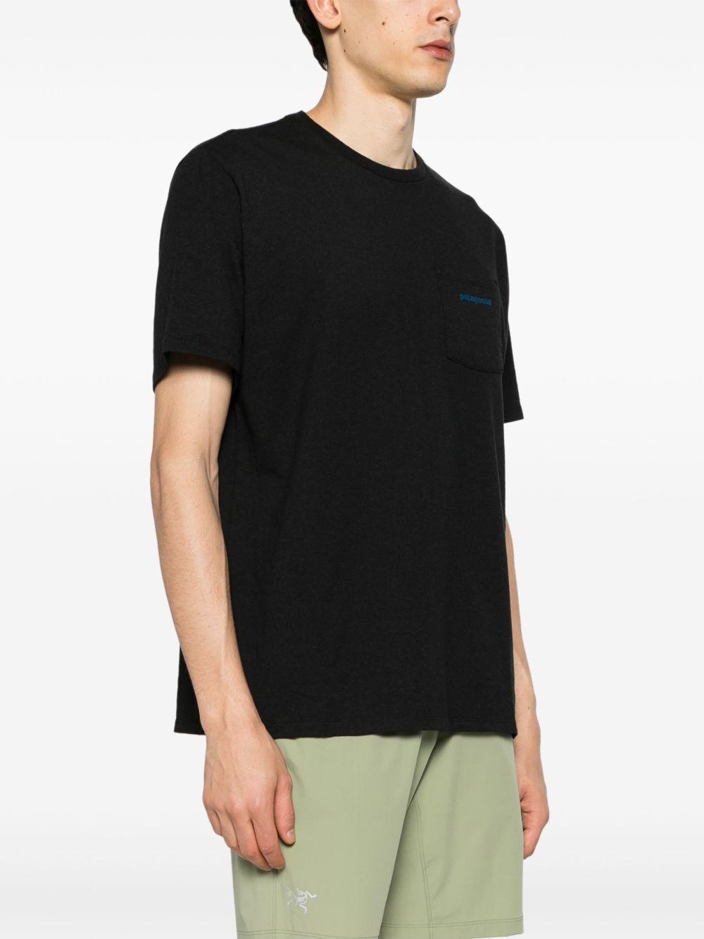 Boardshort logo-print T-shirt 37655 INBK PATAGONIA 