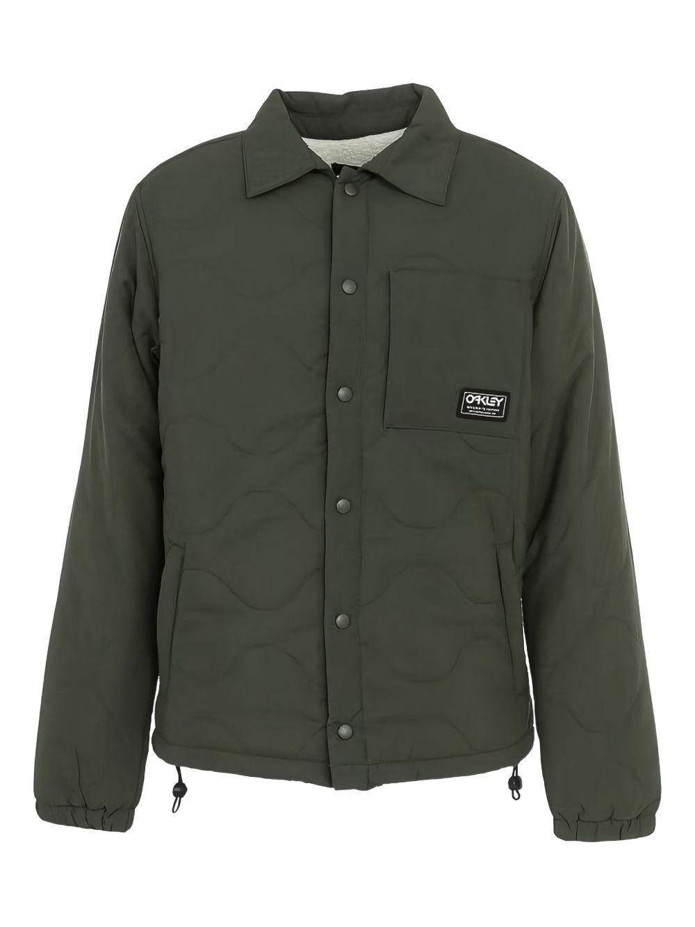 Green quilted sherpa jacket FOA404870 86L OAKLEY 