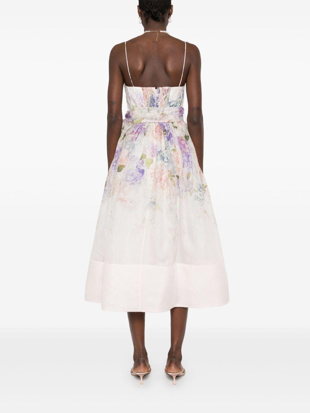 Abito midi Dawning 6403DS252 MULTI HYDRANGEA ZIMMERMANN 