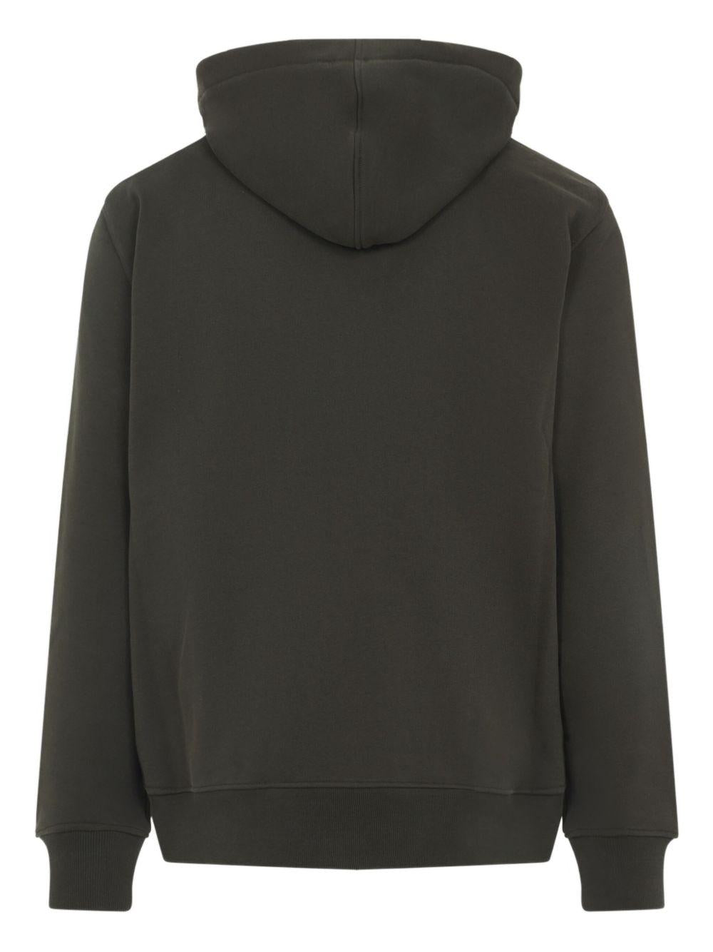 Zipped hoodie in fleece with GIVENCHY Stamp print BMJ0NJ3YRJ 305 GIVENCHY 