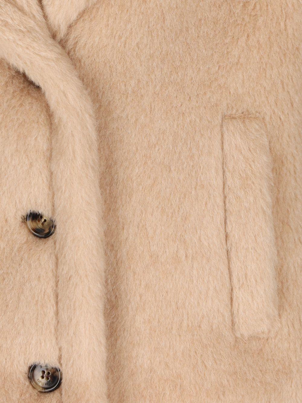 Boxy-fit alpaca and cashmere Teddy fabric cape 2614731181 MXACORVINO1029 MAX MARA 