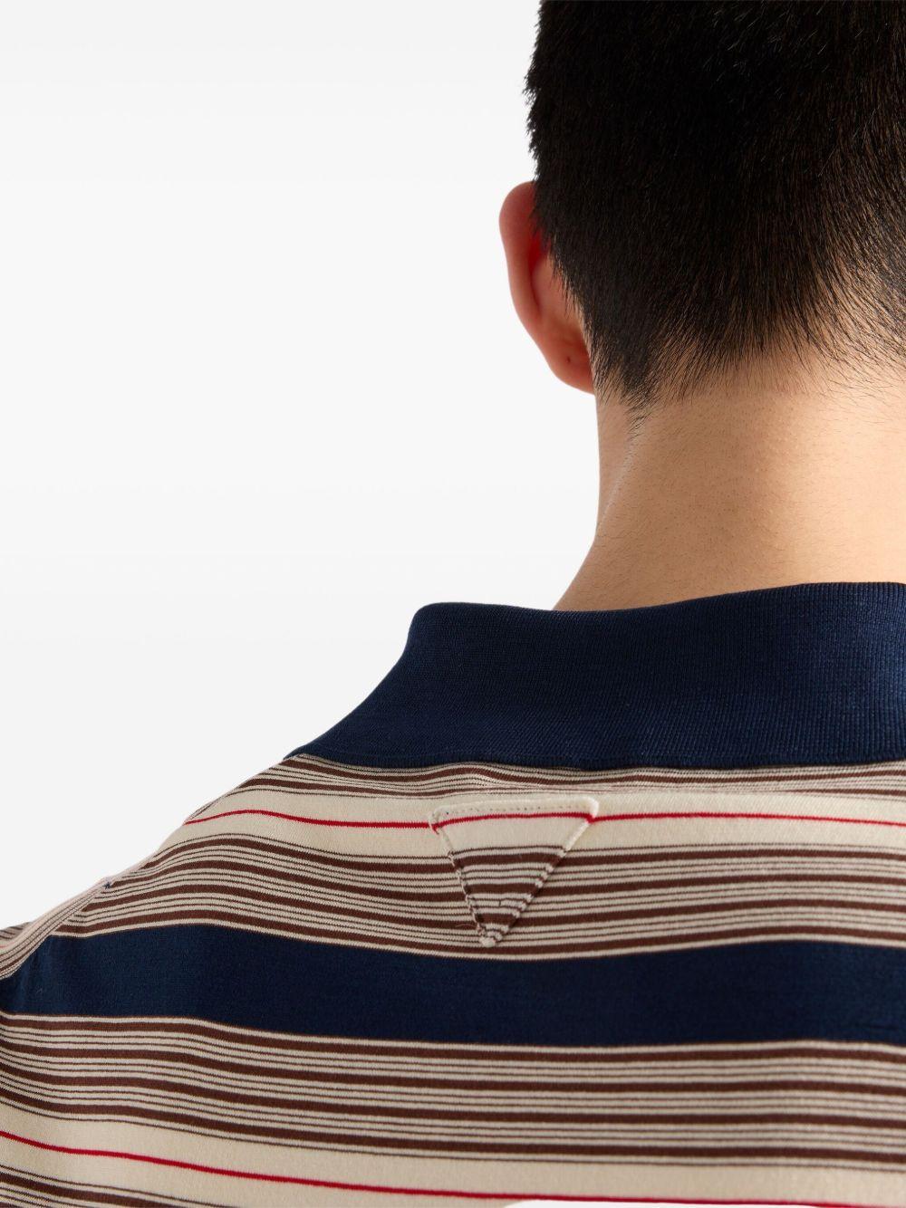 Striped cotton polo shirt UMF06417O6 S-OOOF0008 PRADA 