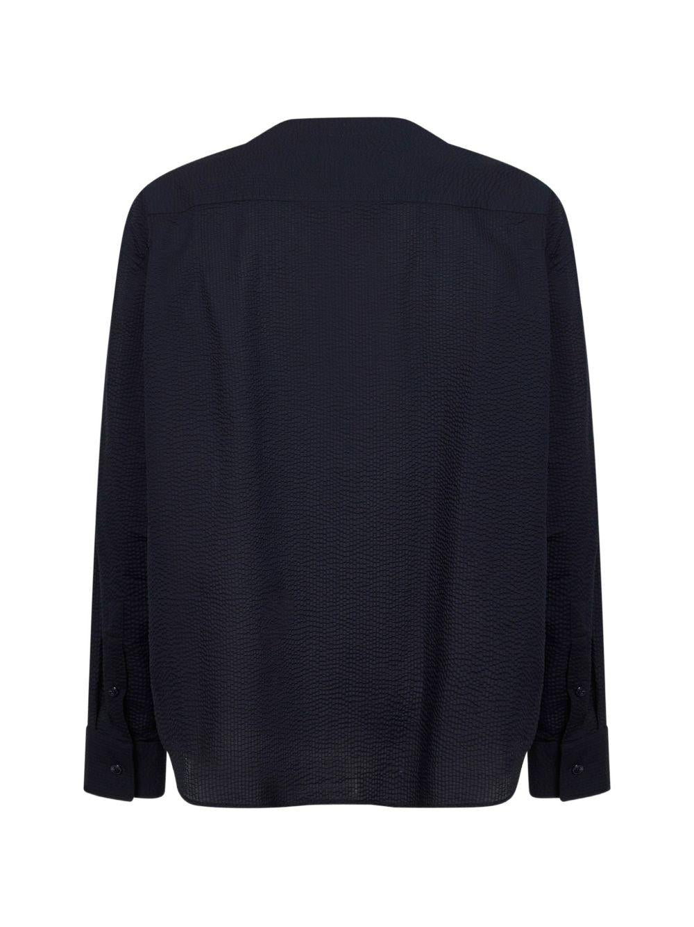 ASV cotton seersucker shirt GM003497 TE11186UB115 GIORGIO ARMANI 
