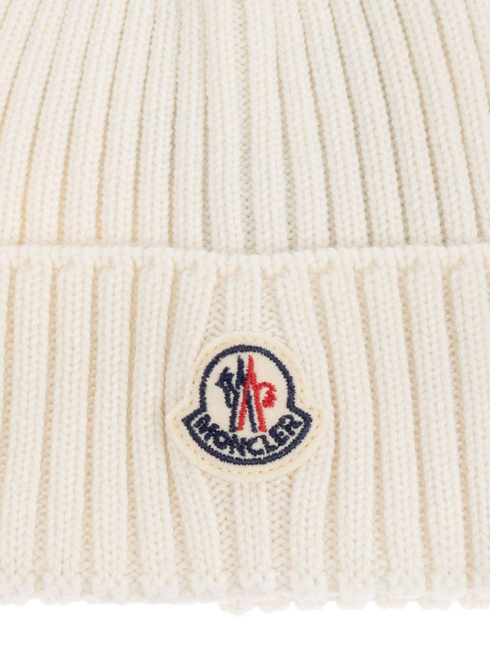 Logo beanie K29543B00012 M1131030 MONCLER KIDS 