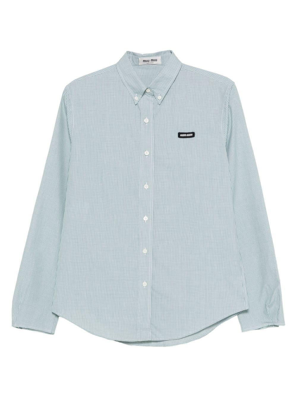 Poplin shirt MK18421805 S-OOOF077U MIU MIU 
