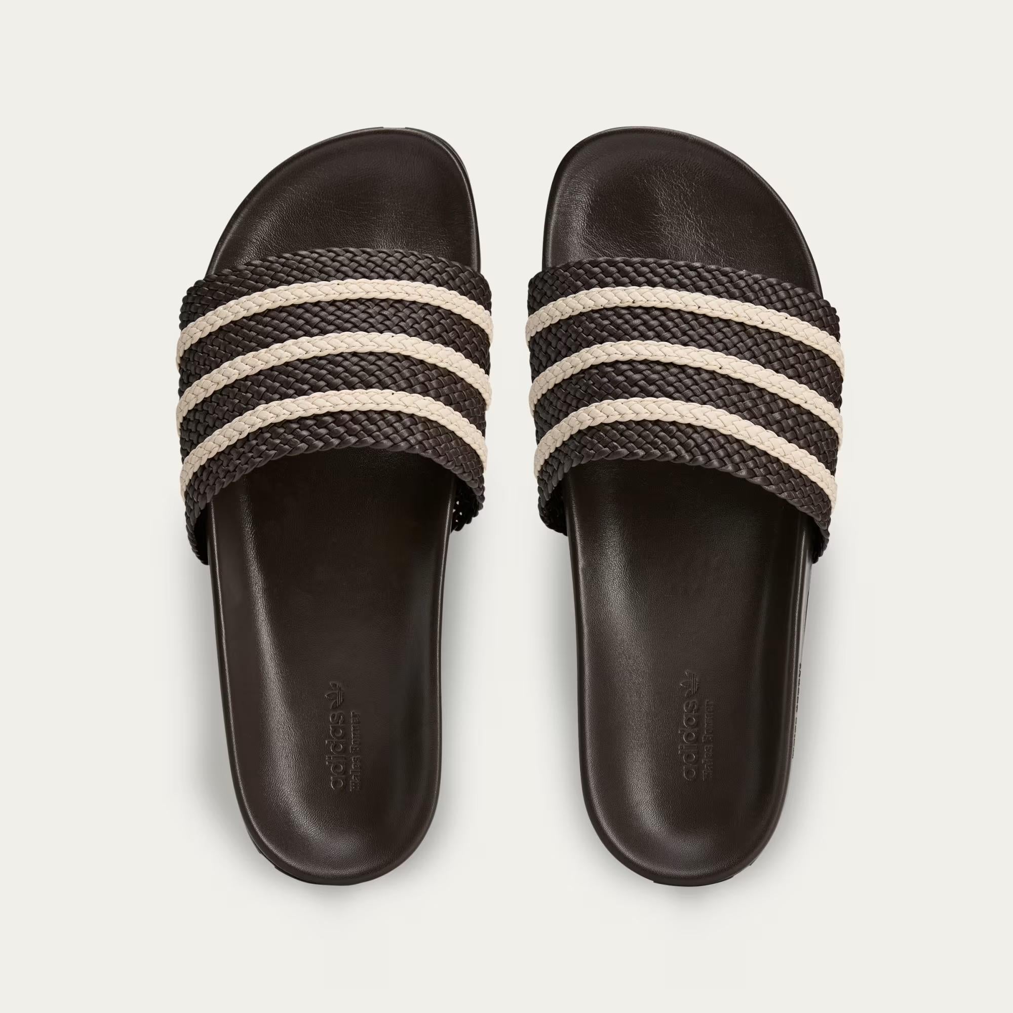 adilette slides JR0229 DBROWN/WONWHI ADIDAS x Wales Bonner 