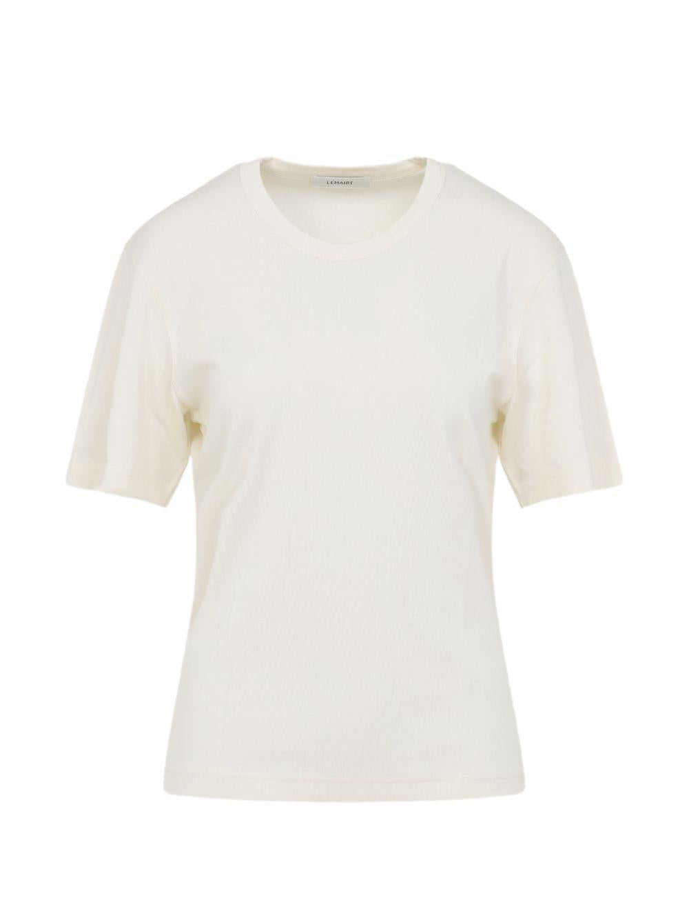 ribbed short-sleeve T-shirt TS0002 LJ1016WH048 LEMAIRE 