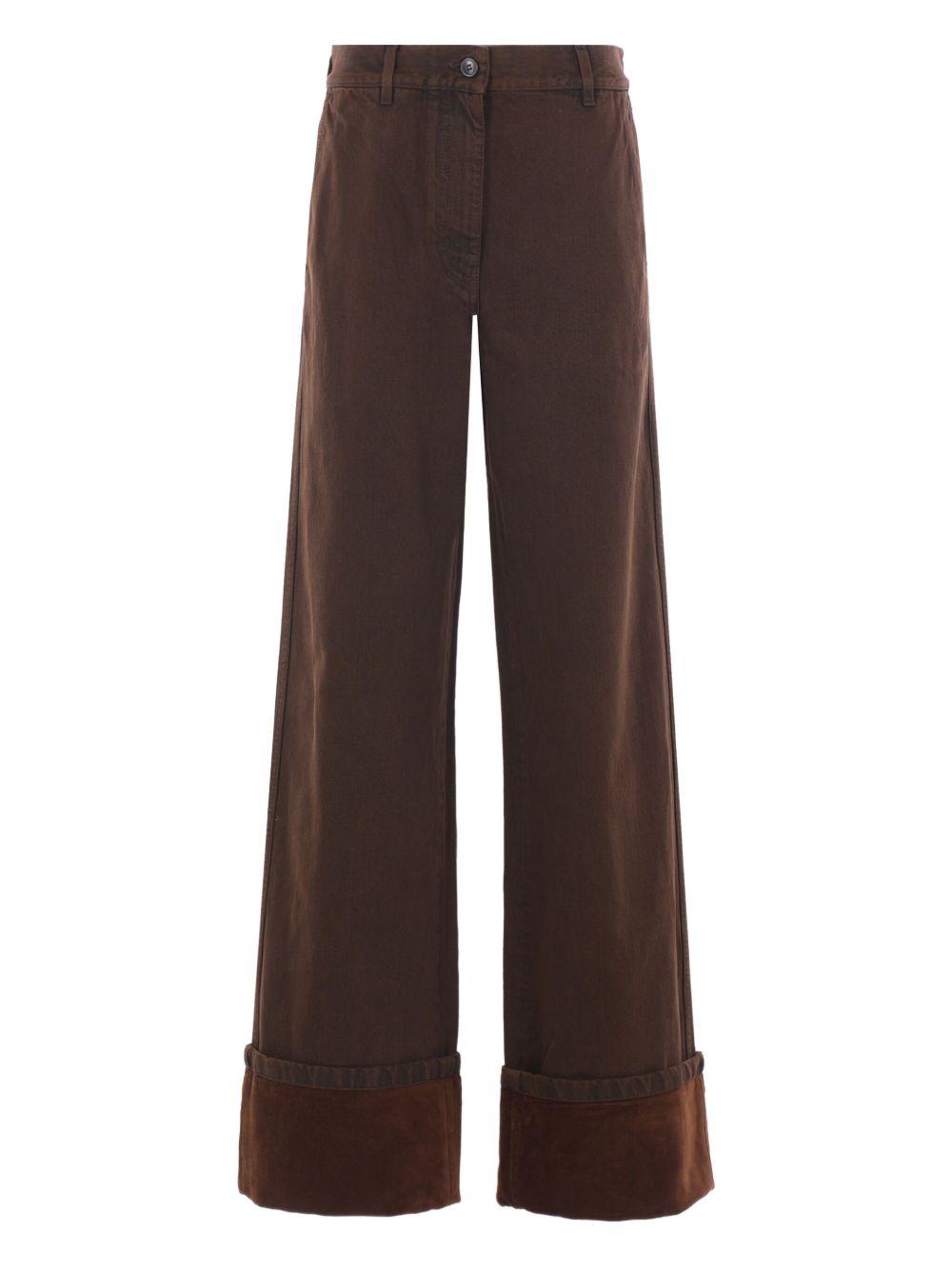 Wide-leg denim trousers 010931 2396703 DRIES VAN NOTEN 