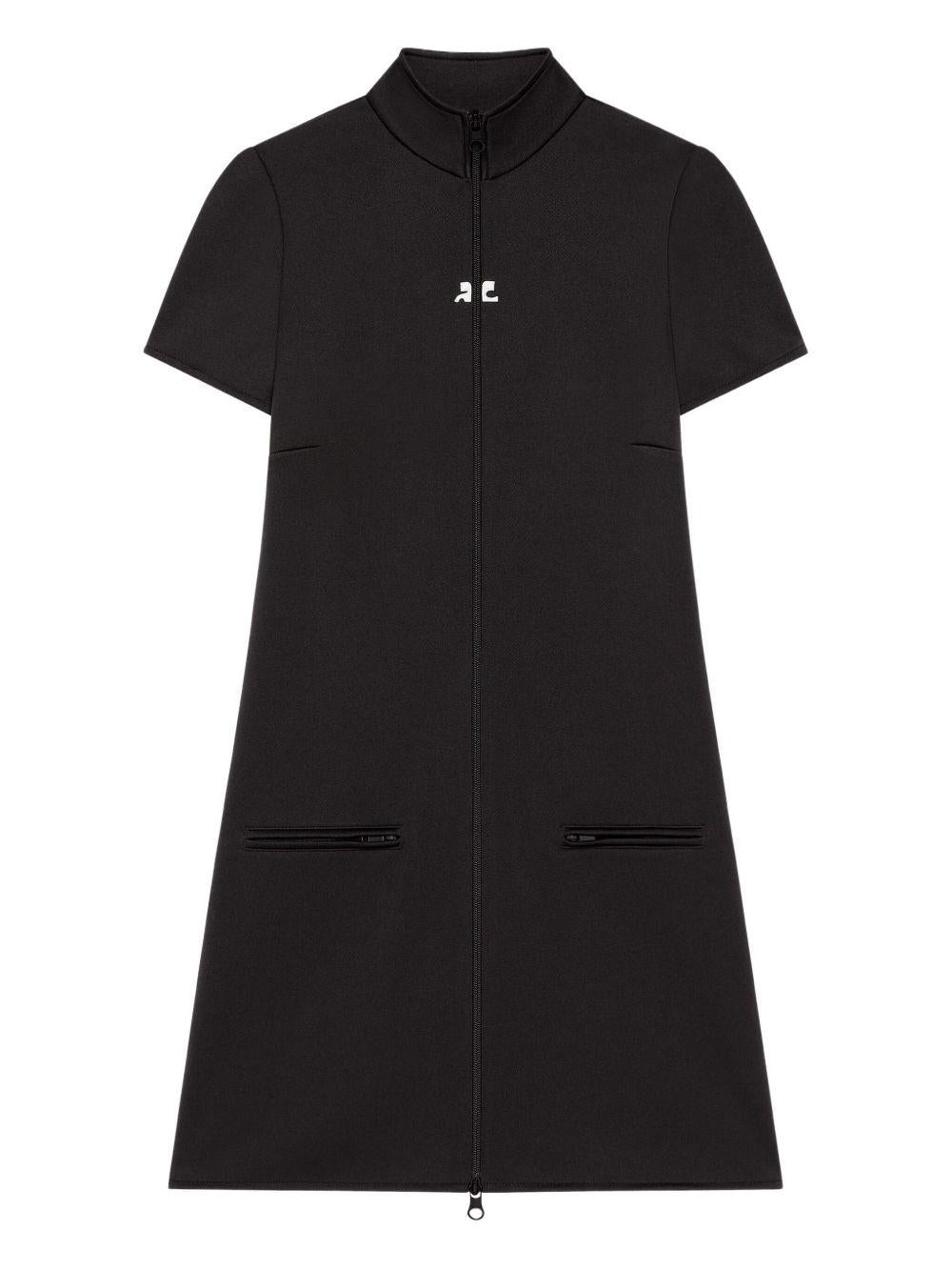 INTERLOCK TRACKSUIT MINI DRESS 325JRO686JS0250 9999 COURRÈGES 