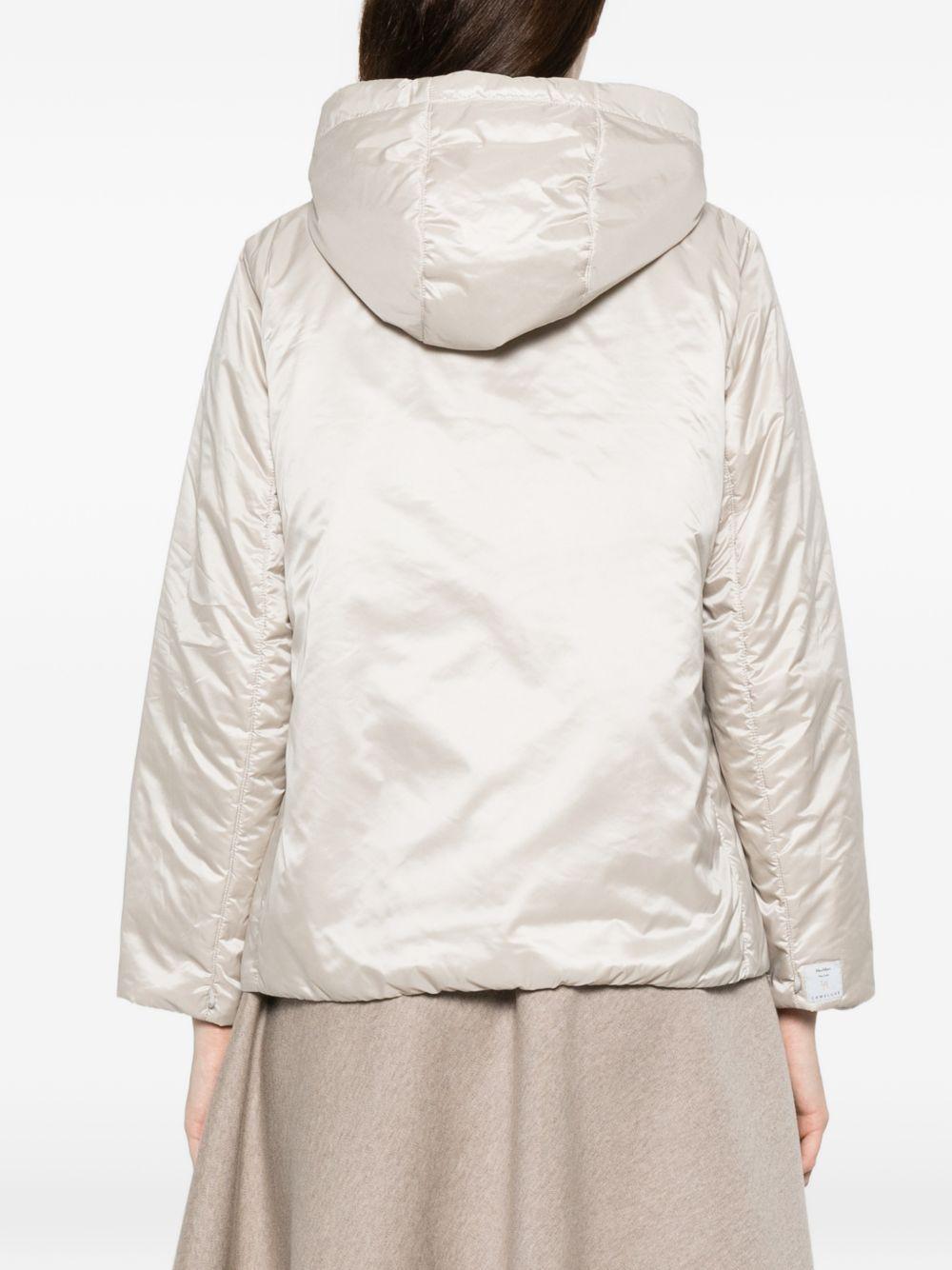 Cameluxe padded jacket with hood 2619481044 GREENH003 MAX MARA THE CUBE 