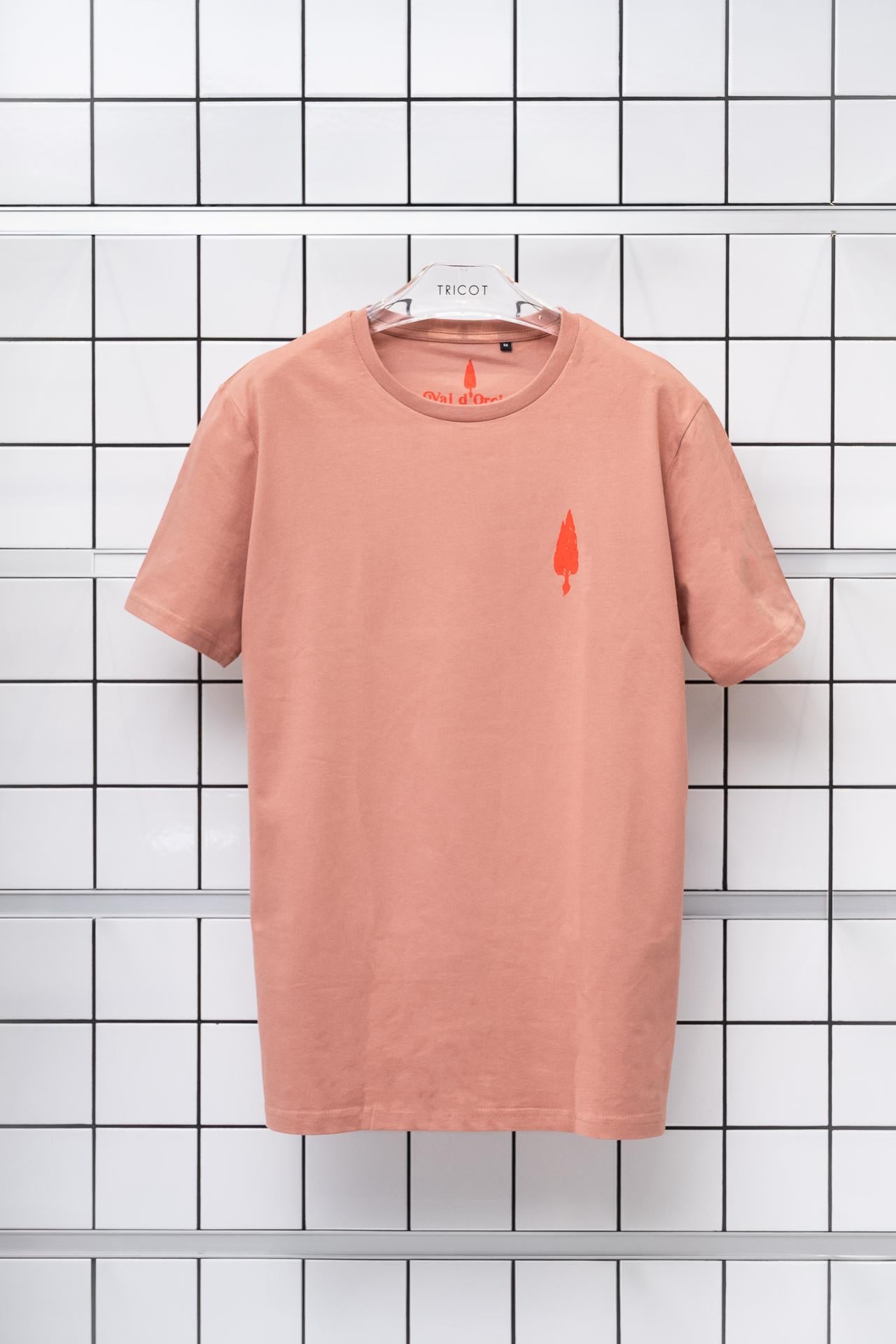Val d'Orcia Club T-shirt T-SHIRT DUSTYPINK VAL D'ORCIA CLUB 