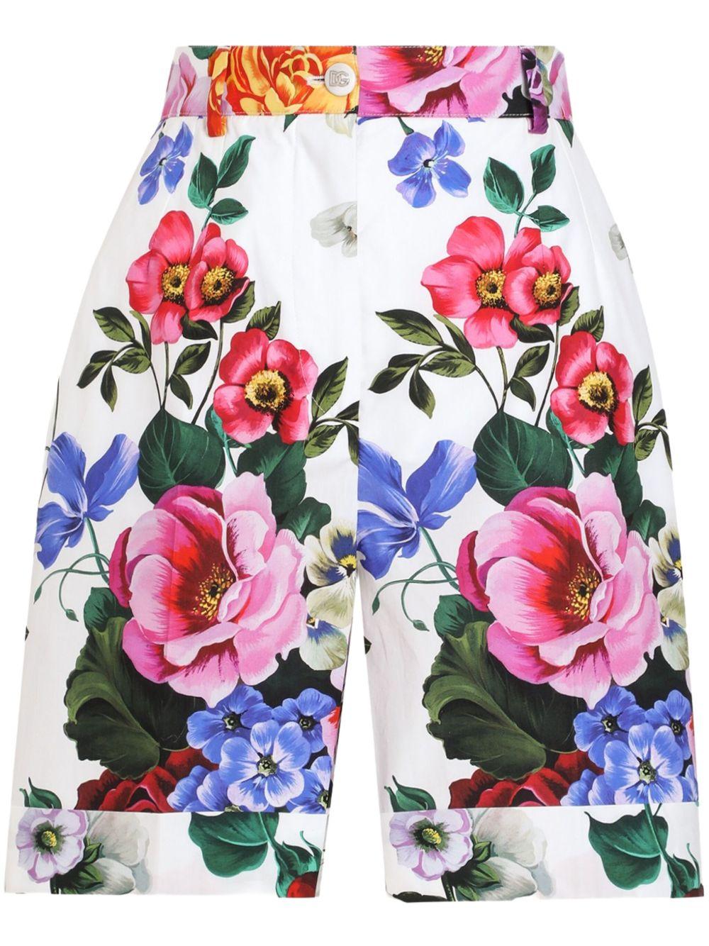Floral print shorts FTC9RT HS5S6HA5KT DOLCE & GABBANA 