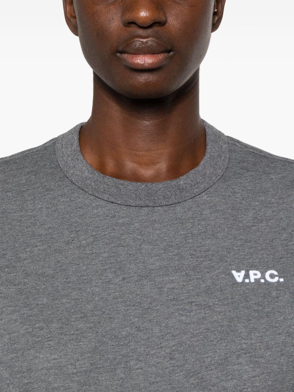 Flocked-logo sweatshirt<BR/><BR/><BR/> COHBR F27918TPR A.P.C. 