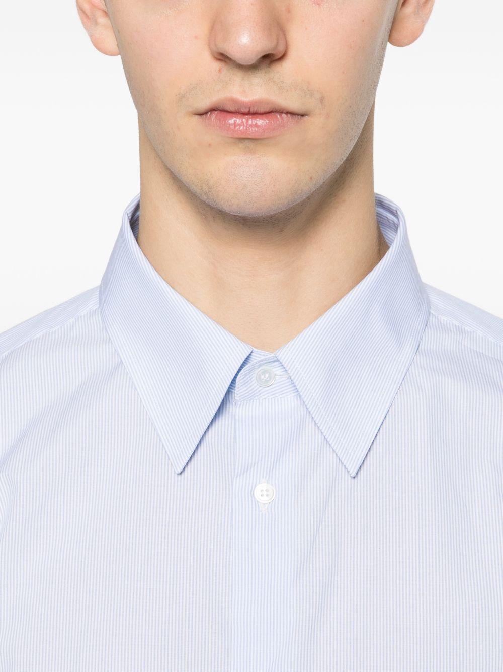 Striped cotton shirt with Web 852707 ZAS5W4305 GUCCI 