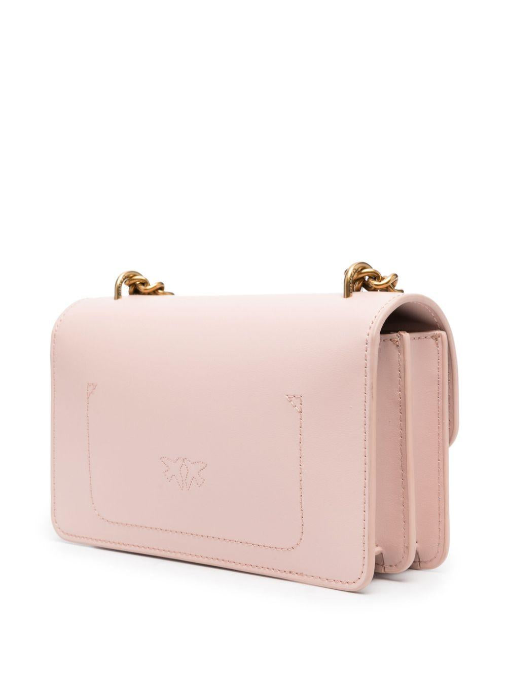 Logo-plaque crossbody bag<BR/><BR/> 100074 A0F1O81Q PINKO 