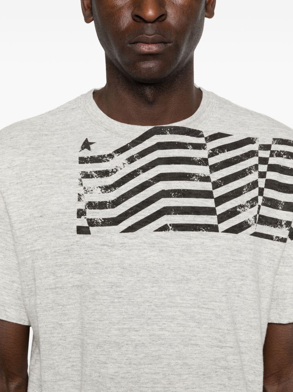 printed cotton T-shirt GUP01220 P00252360255 GOLDEN GOOSE 