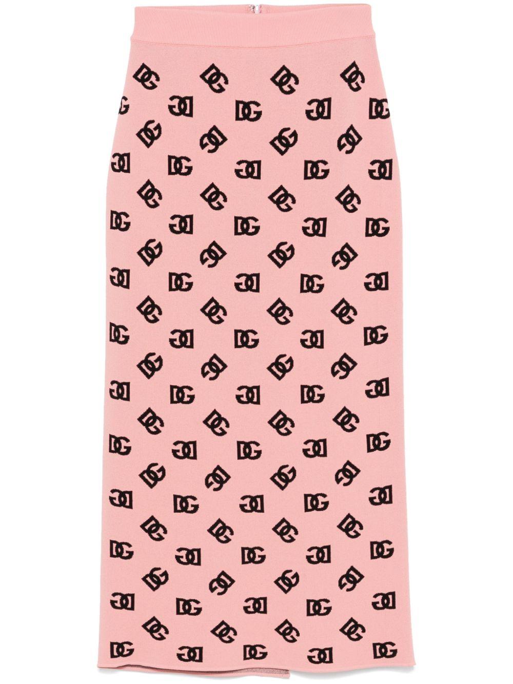 DG-jacquard pencil skirt<BR/><BR/><BR/> FXO02T JFMGTF0473 DOLCE & GABBANA 