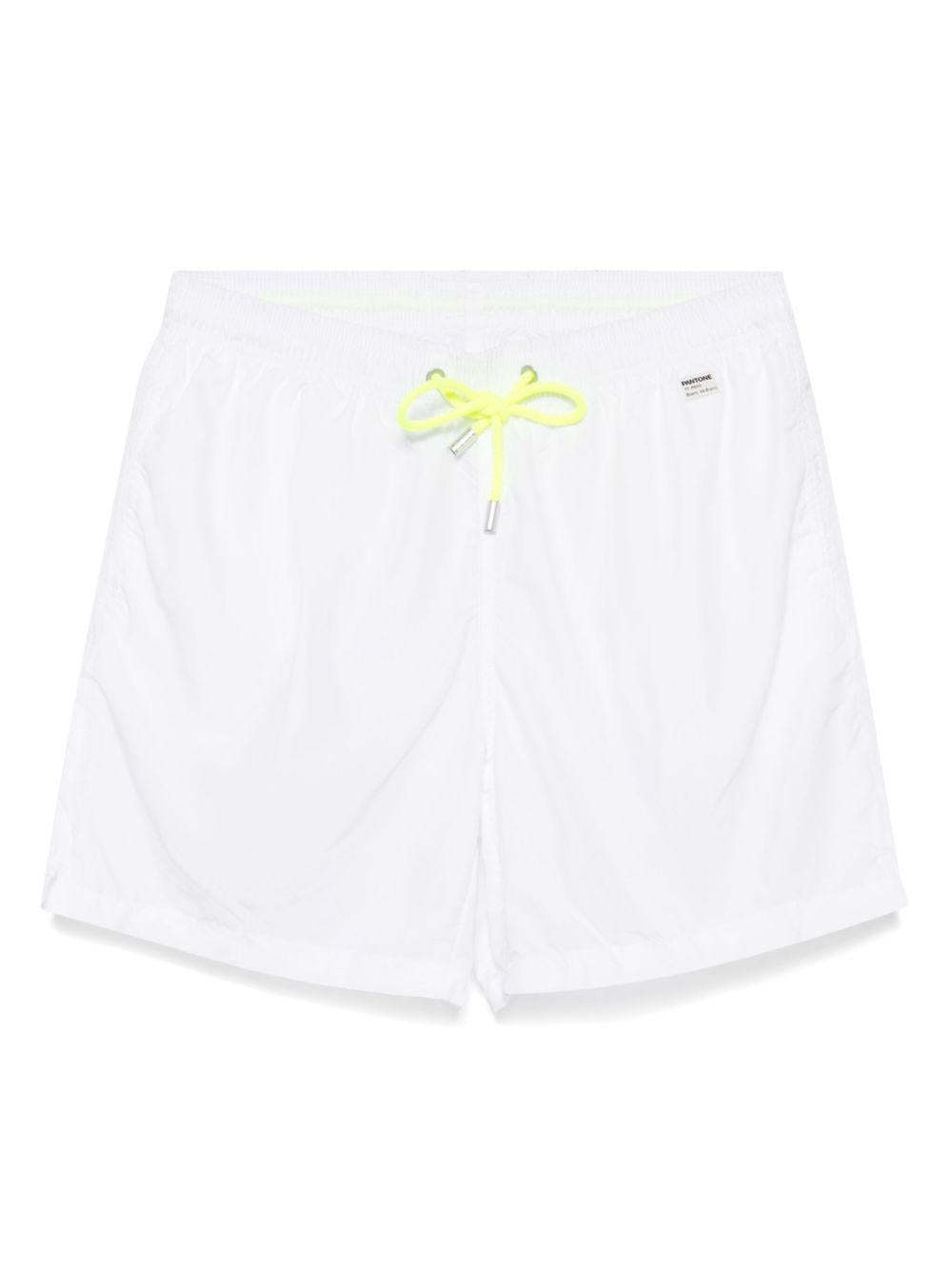 Swim shorts LIGHTING PANTONE 01610H01 WHITE PNT MC2 SAINT BARTH 