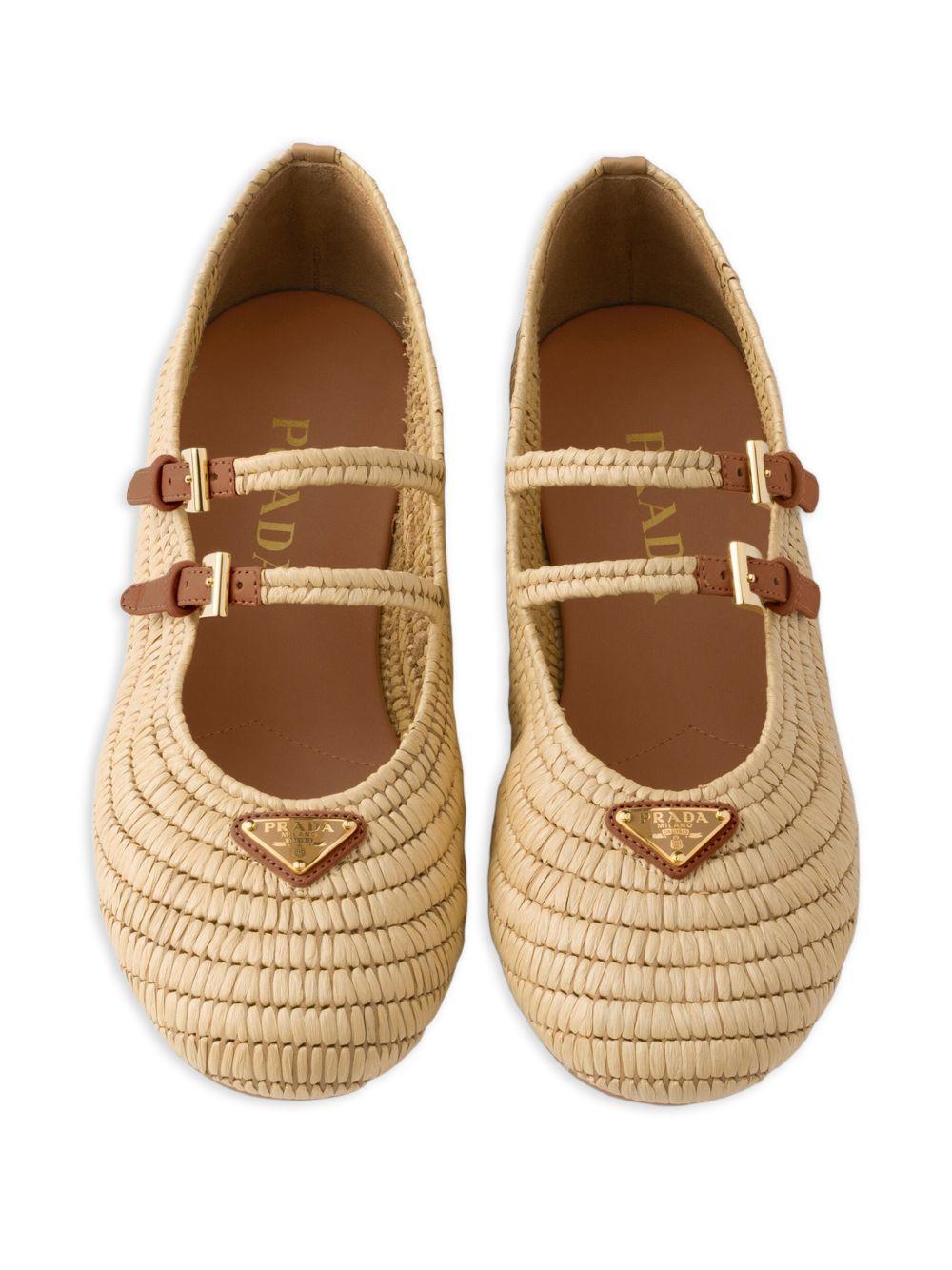 Crochet ballerinas 1F927N2ACS F-005F0P9G PRADA 