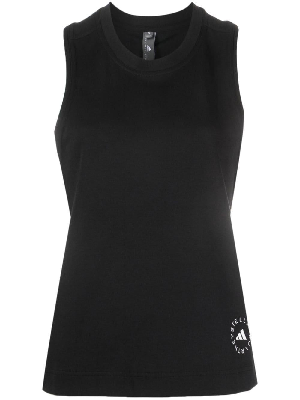 Logo-print tank top IB6857 BLACK ADIDAS x Stella McCartney 