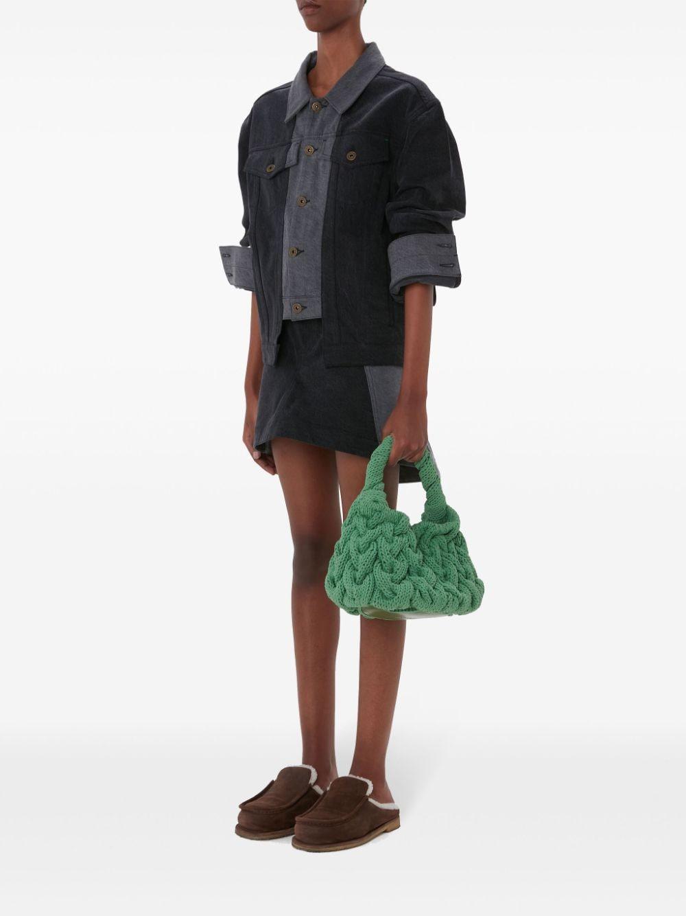 Denim mini skirt with inserts desig<BR/><BR/> DK0024 PG1657938 JW ANDERSON 