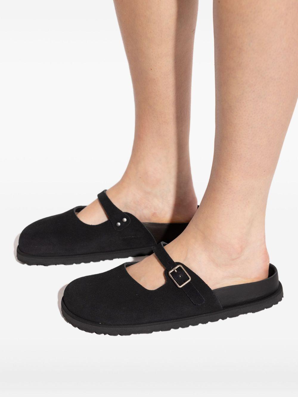 BIRKENSTOCK 1774 x BECOMES BERLIN<BR/>1774 Maria Suede sandals 1031993 BLACK BIRKENSTOCK 1774 