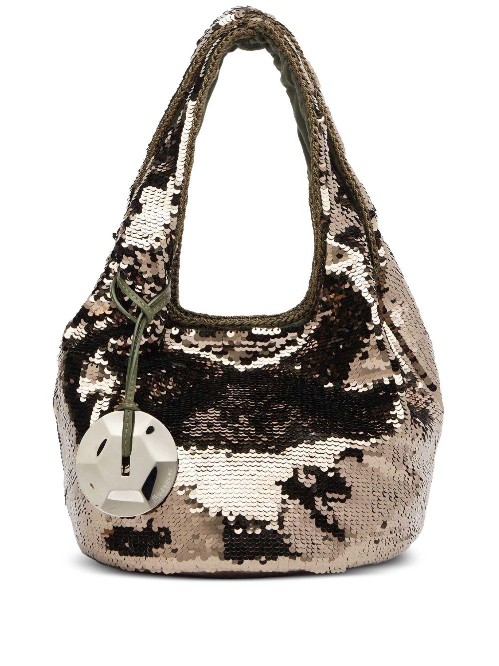 Mini sequinned tote bag<BR/><BR/> HB0728 FA0230975 JW ANDERSON 