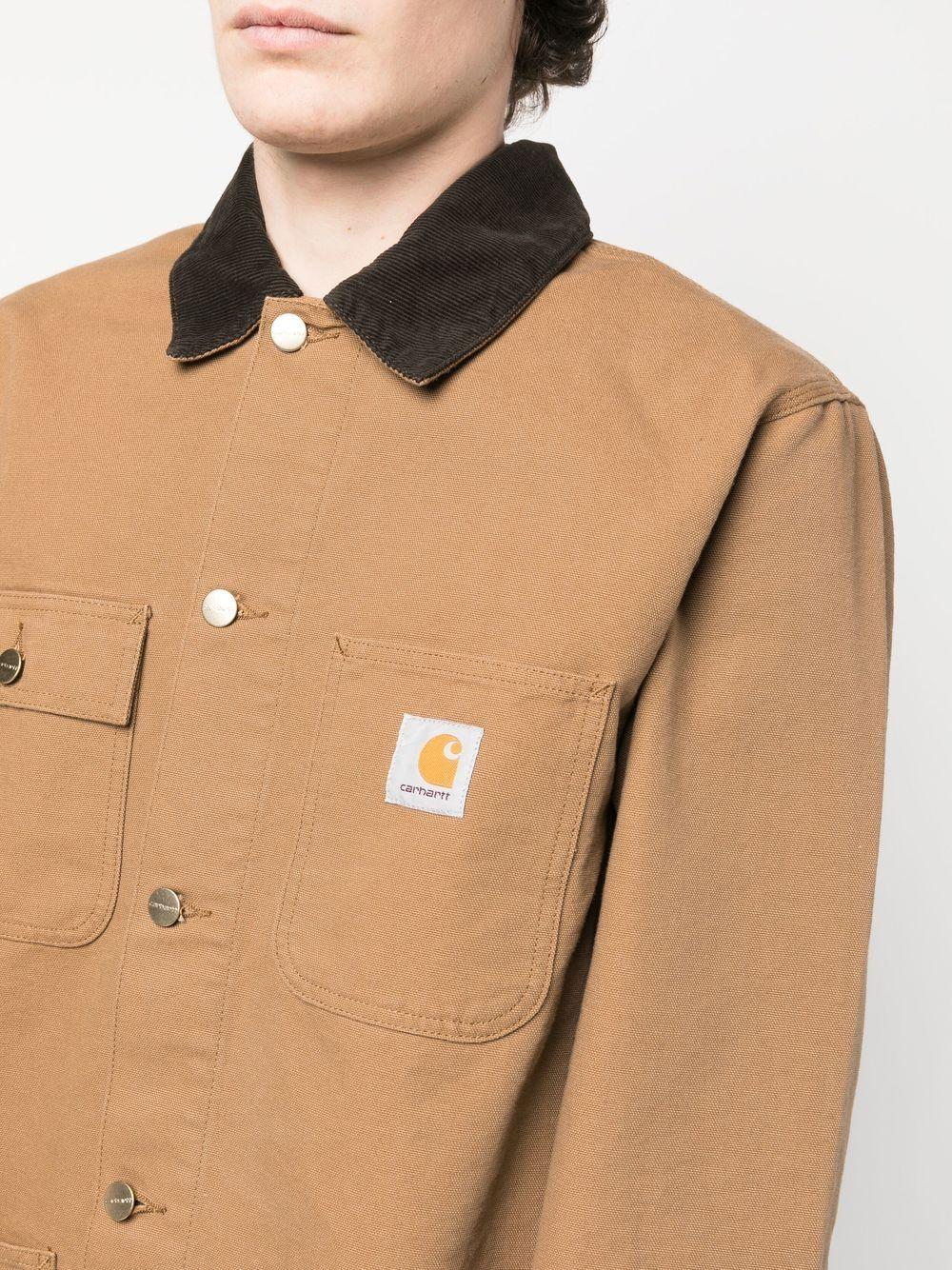 Michigan organic cotton single-breasted coat<BR/><BR/><BR/> I031519 Michigan Coat (Summer)00S.02 CARHARTT WIP 