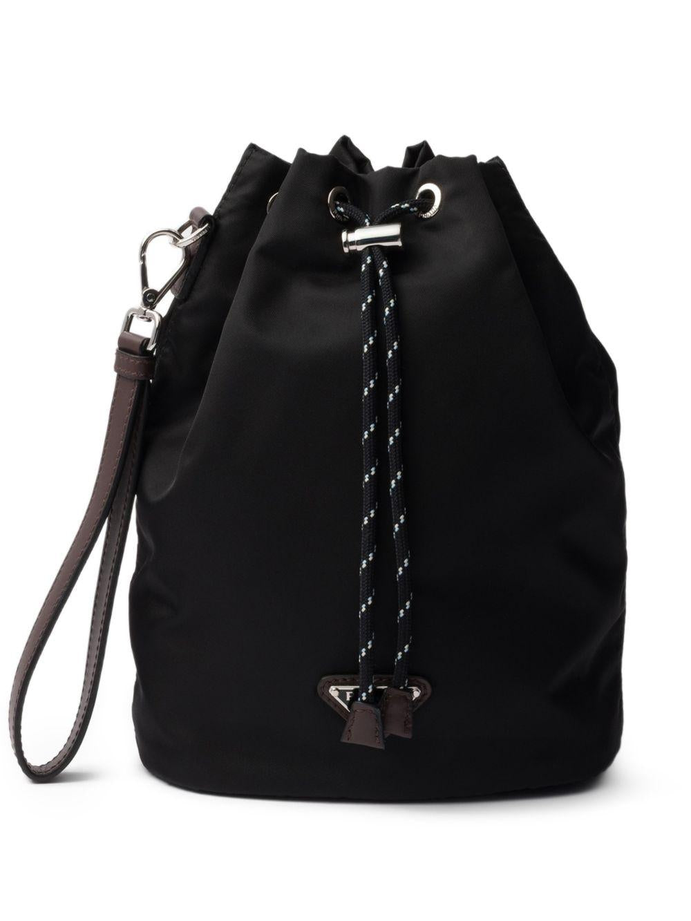 Speedrock Re-Nylon and leather pouch 2NE0672HE1 F0002 PRADA 