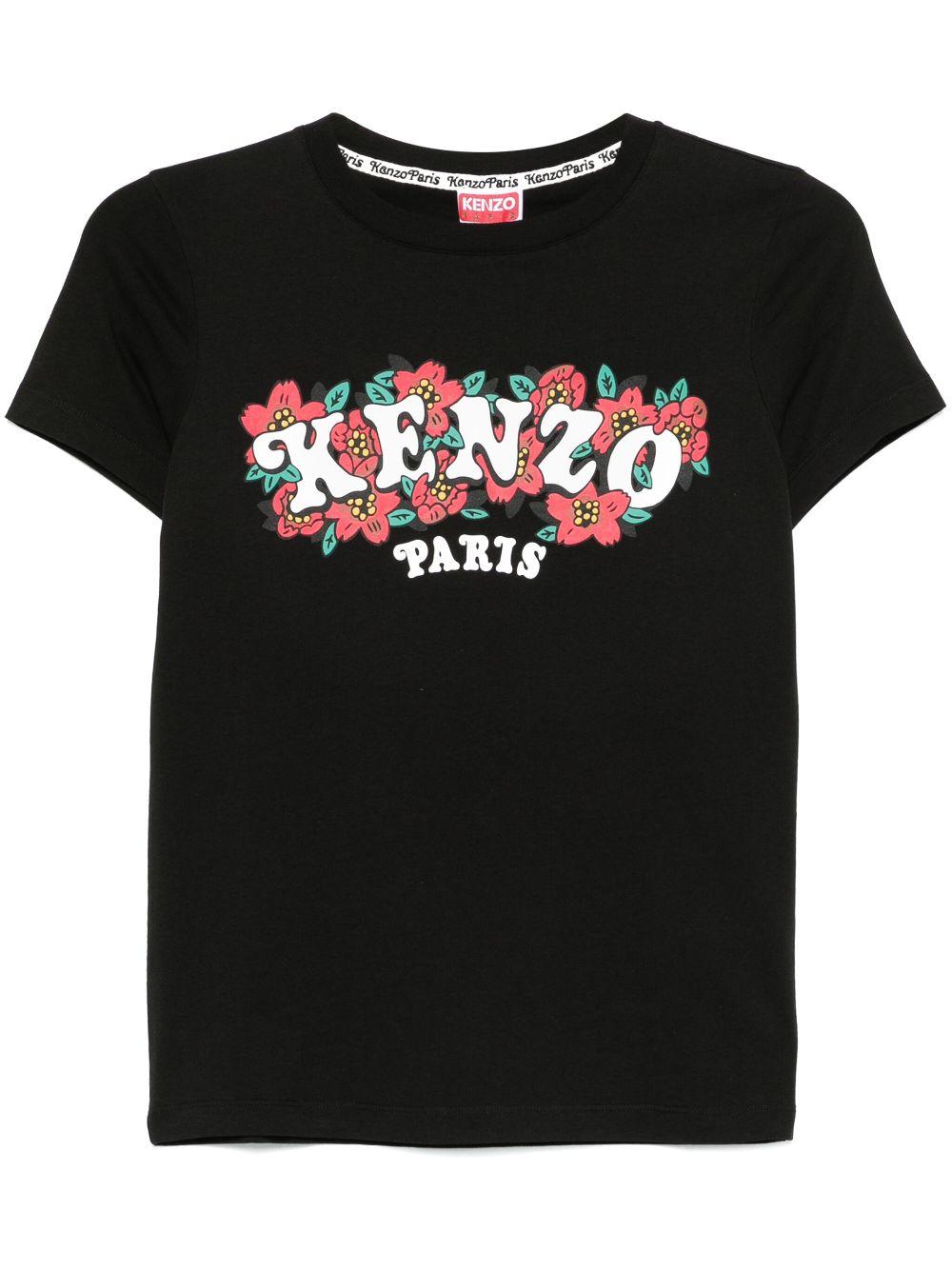 Boke Flower motif T-shirt FF52TS1494SO 99J KENZO 