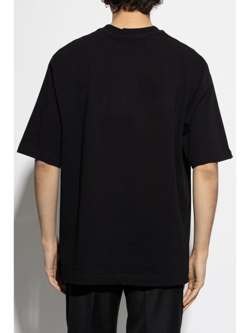 Logo-print cotton T-shirt<BR/><BR/><BR/> 784361 XJGTE1152 GUCCI 