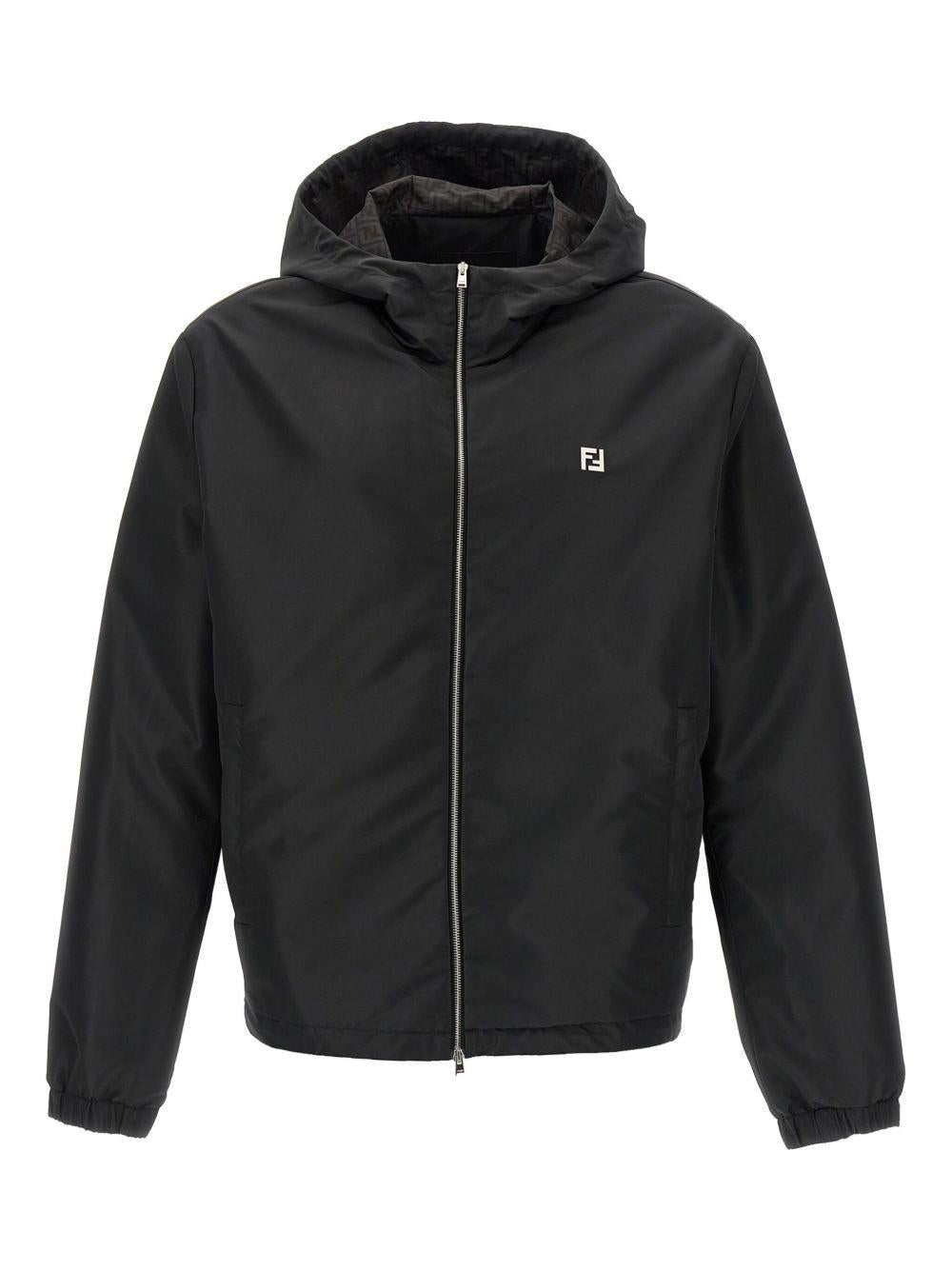 Logo bomber jacket<BR/><BR/> FAA960 AU94F0GME FENDI 