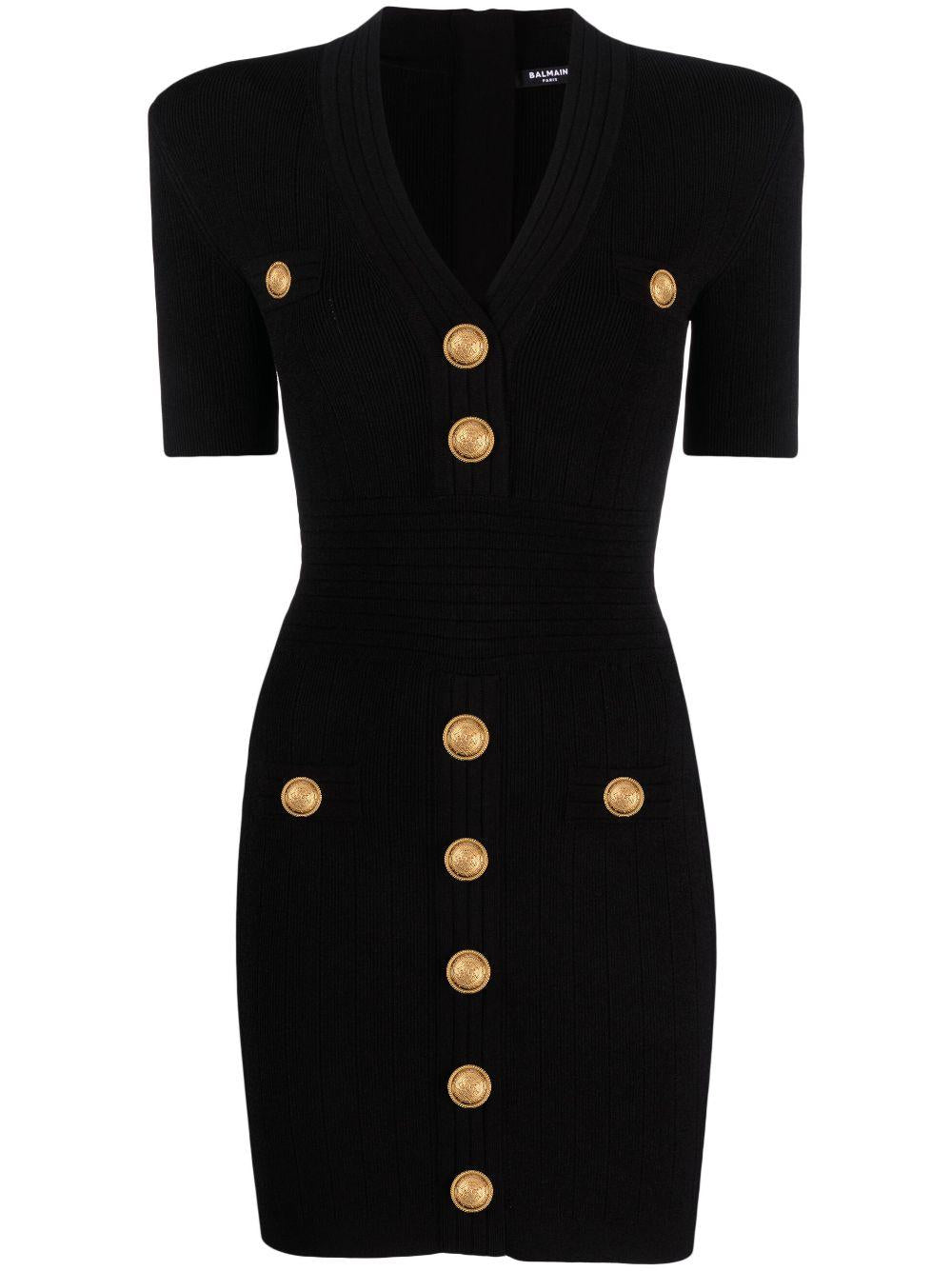 Dress EF1R6045KB07 0PA BALMAIN 