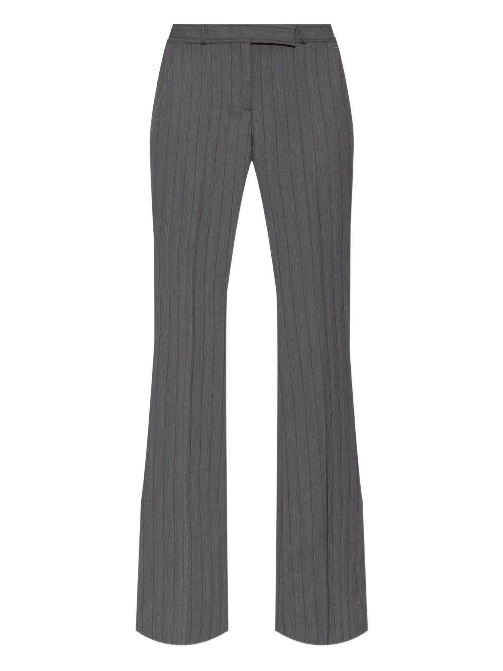 Herringbone Bumster Trousers 838792 QJAFE1121 ALEXANDER MCQUEEN 