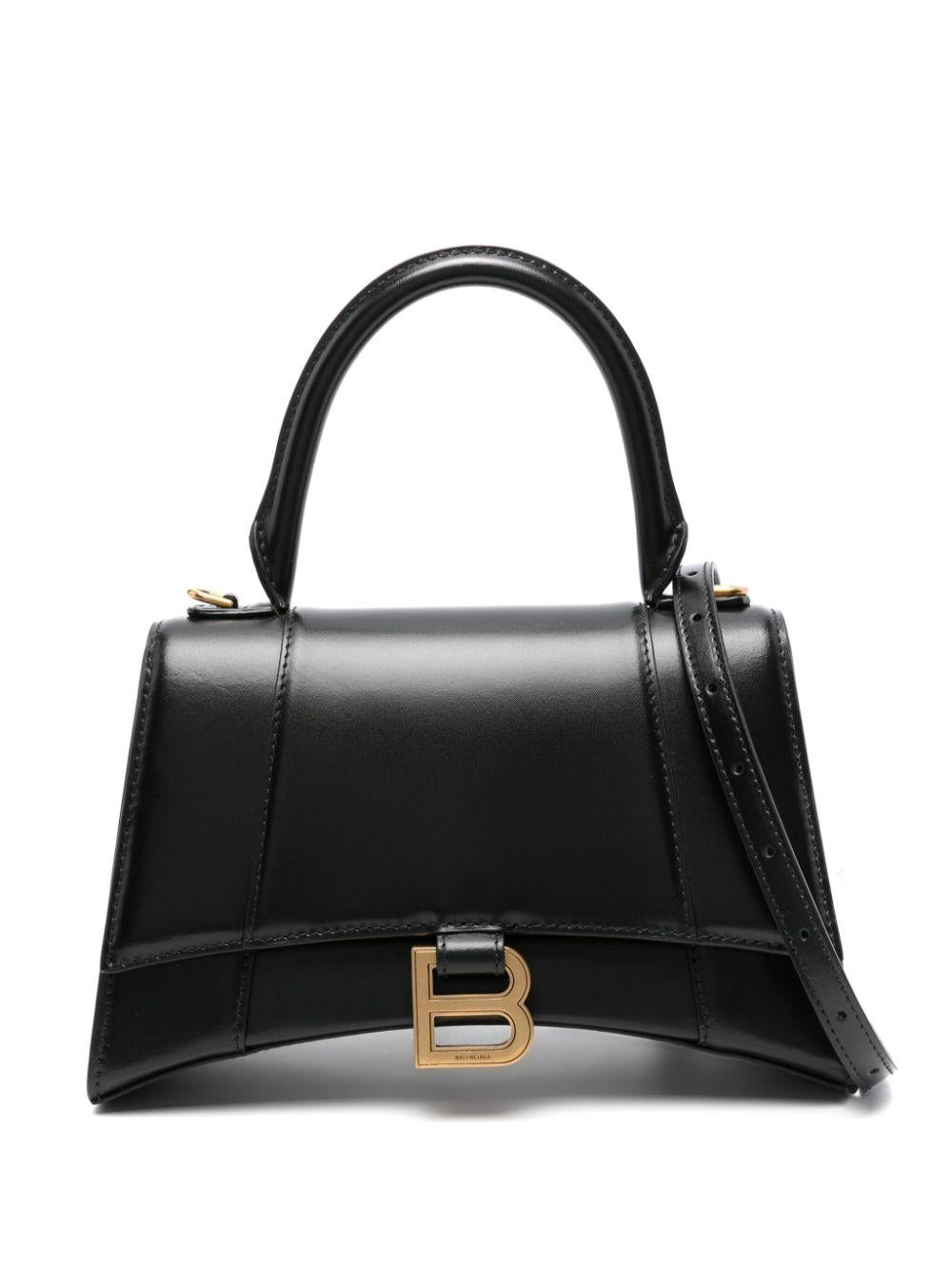 Small Hourglass top-handle bag<BR/><BR/><BR/> 593546 1QJ4M1000 BALENCIAGA 
