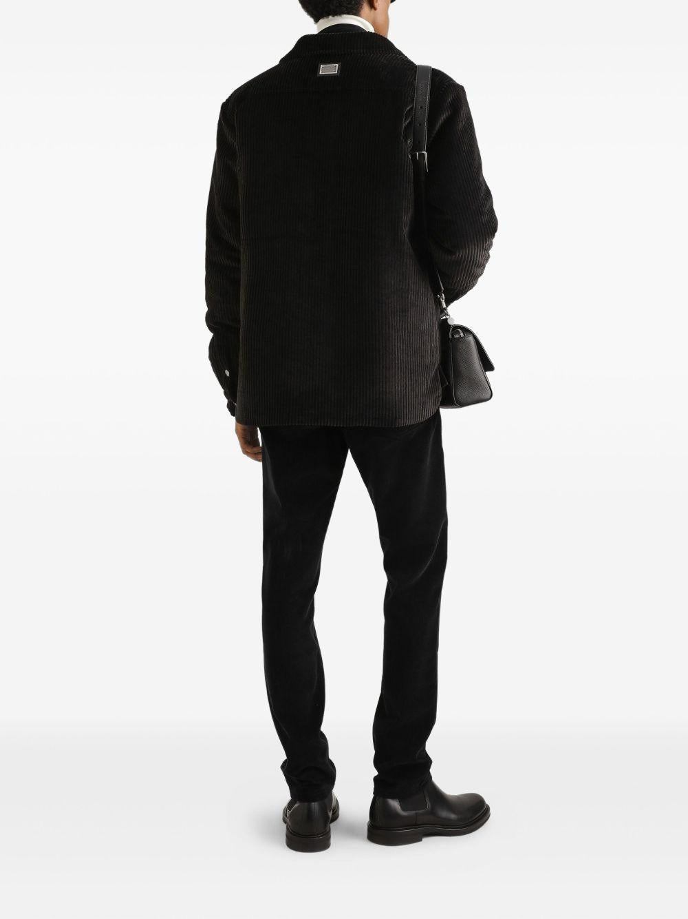 Cotton and cashmere regular trousers GYJCCT GJ589N0000 DOLCE & GABBANA 