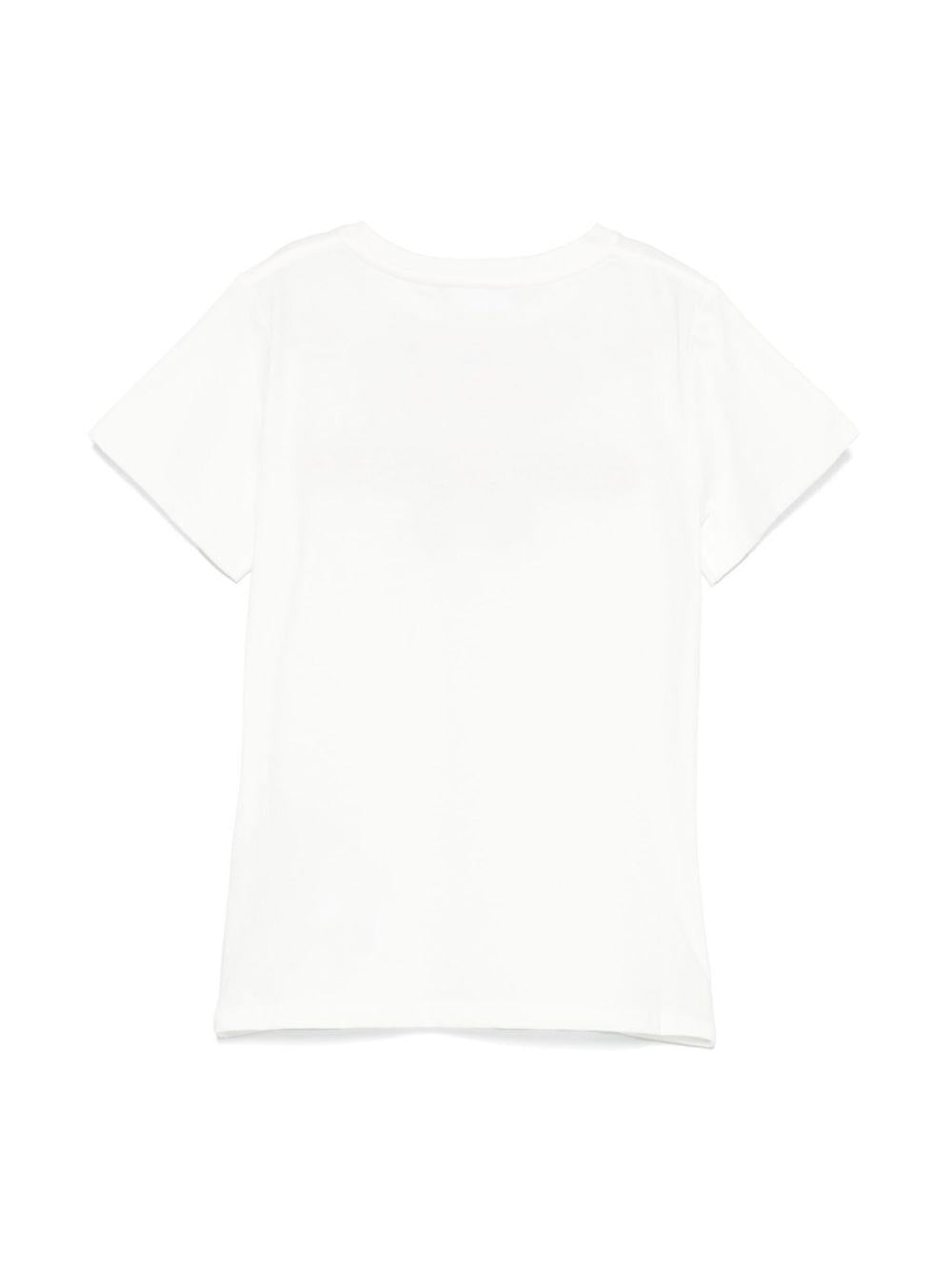 Logo-print T-shirt<BR/><BR/> 610190 XJG0K9214 GUCCI KIDS 