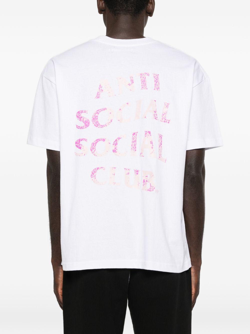 logo-print t-shirt ASSC120029 WHITE ANTI SOCIAL SOCIAL CLUB 